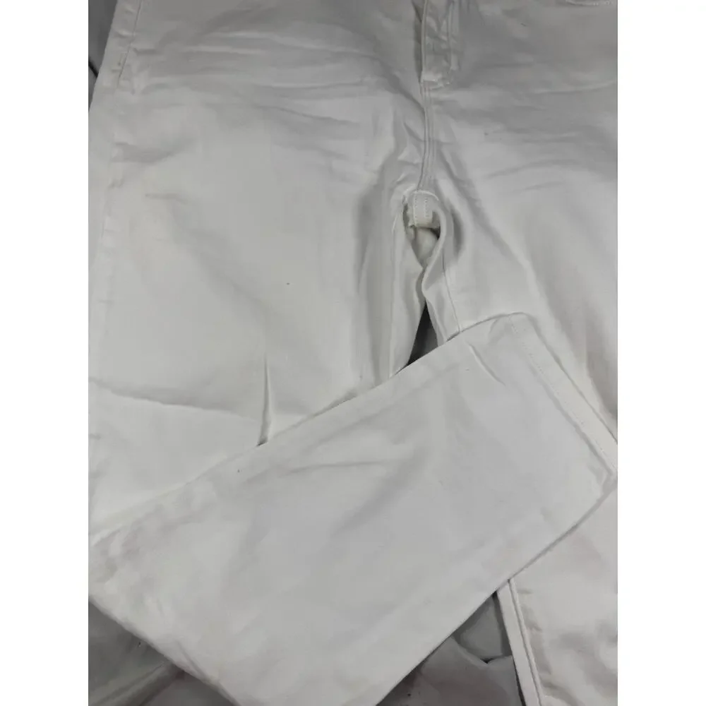 Michael Kors White Skinny Jeans Women’s Size 10 Stretch Denim